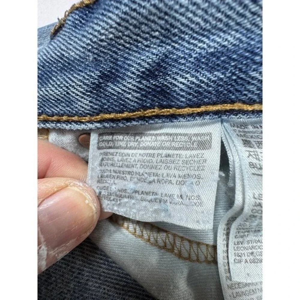 Levi Strauss 505 Jeans‎ Mens Light Wash Straight Fit Denim Pants Size 40x30